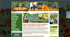 Desktop Screenshot of farmlandadventures.com